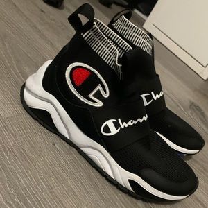 Champion Rally Pro Black and White Shoes!